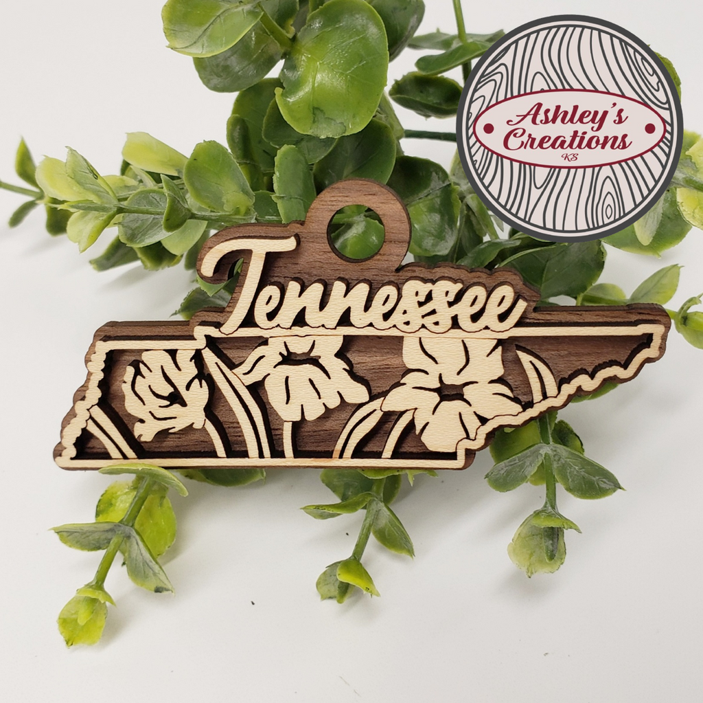 Tennessee State Flower Ornament