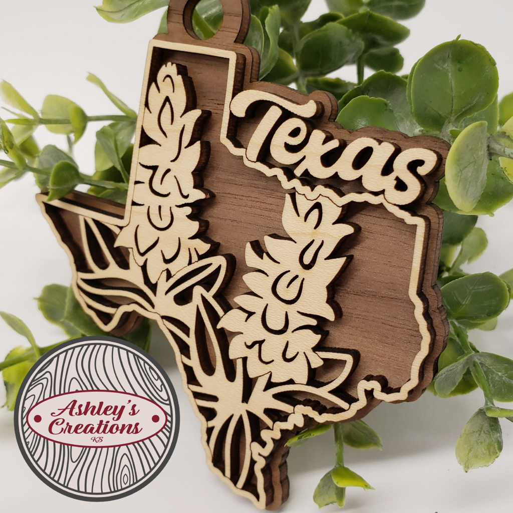 Texas State Flower Ornament
