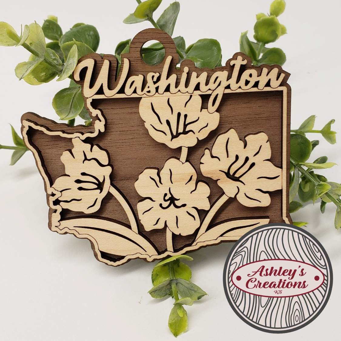 Washington State Flower Ornament