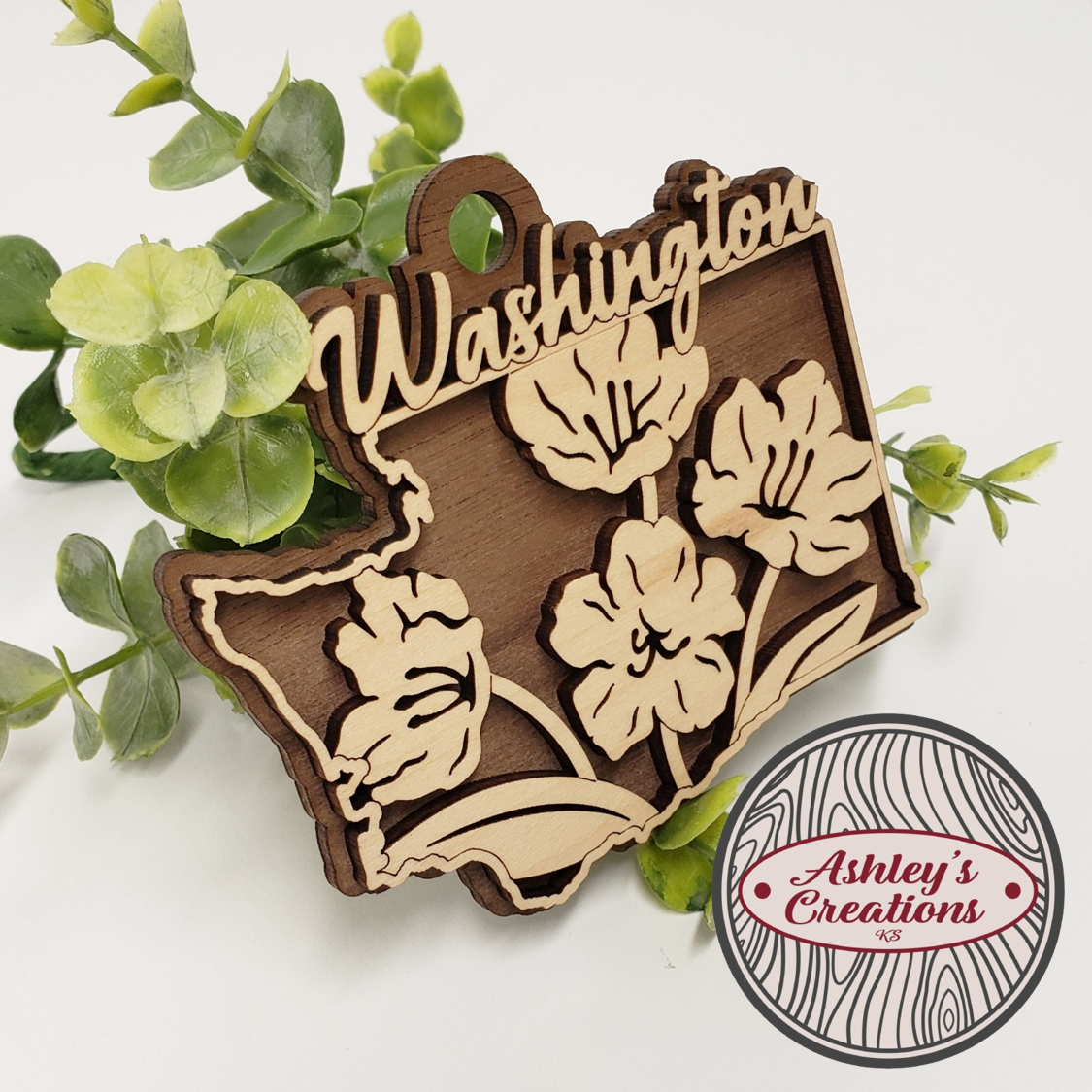 Washington State Flower Ornament