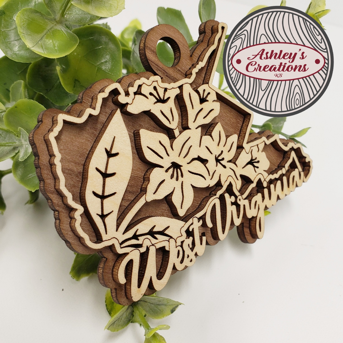 West Virginia State Flower Ornament
