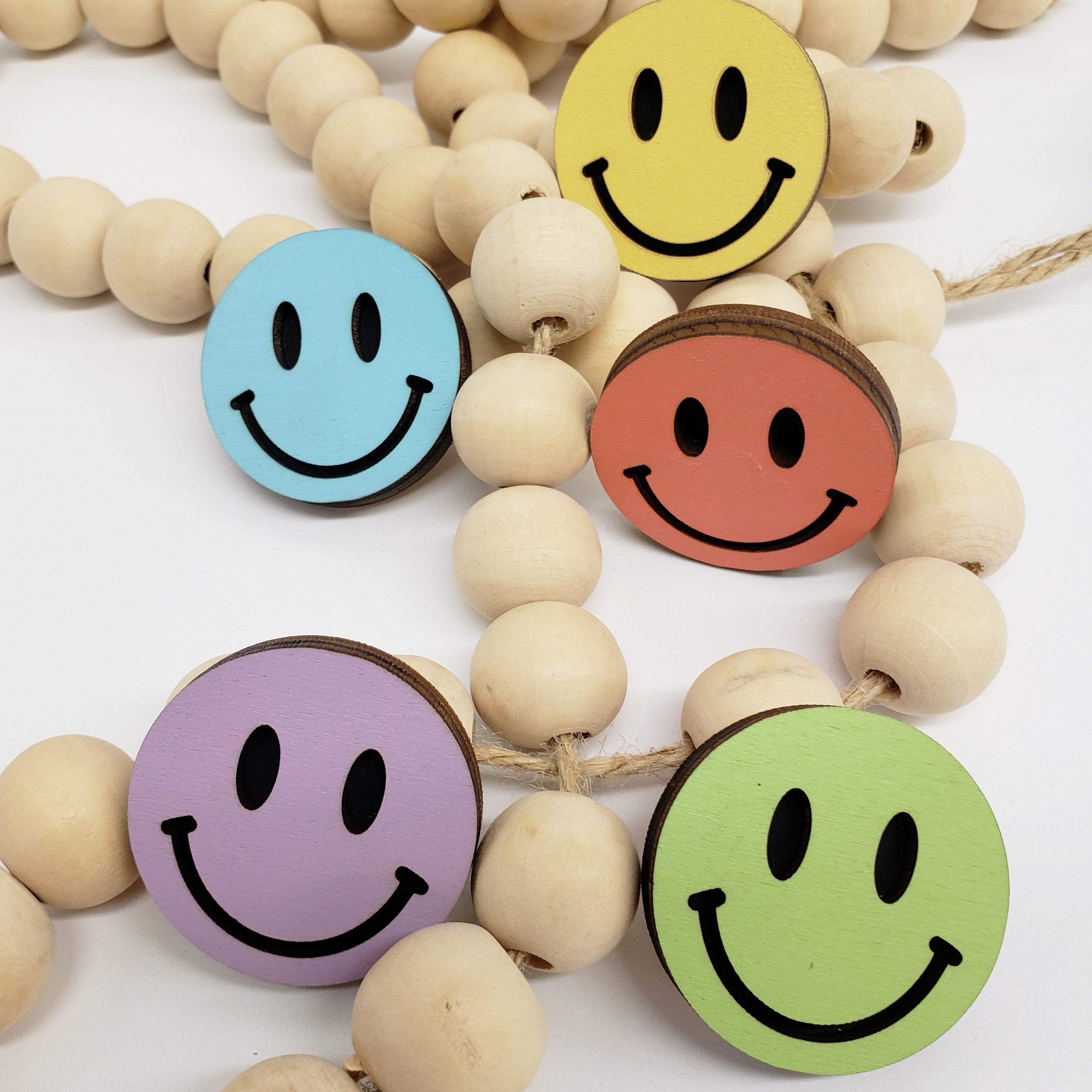 Colorful Smiley Face Magnets – Set of 5