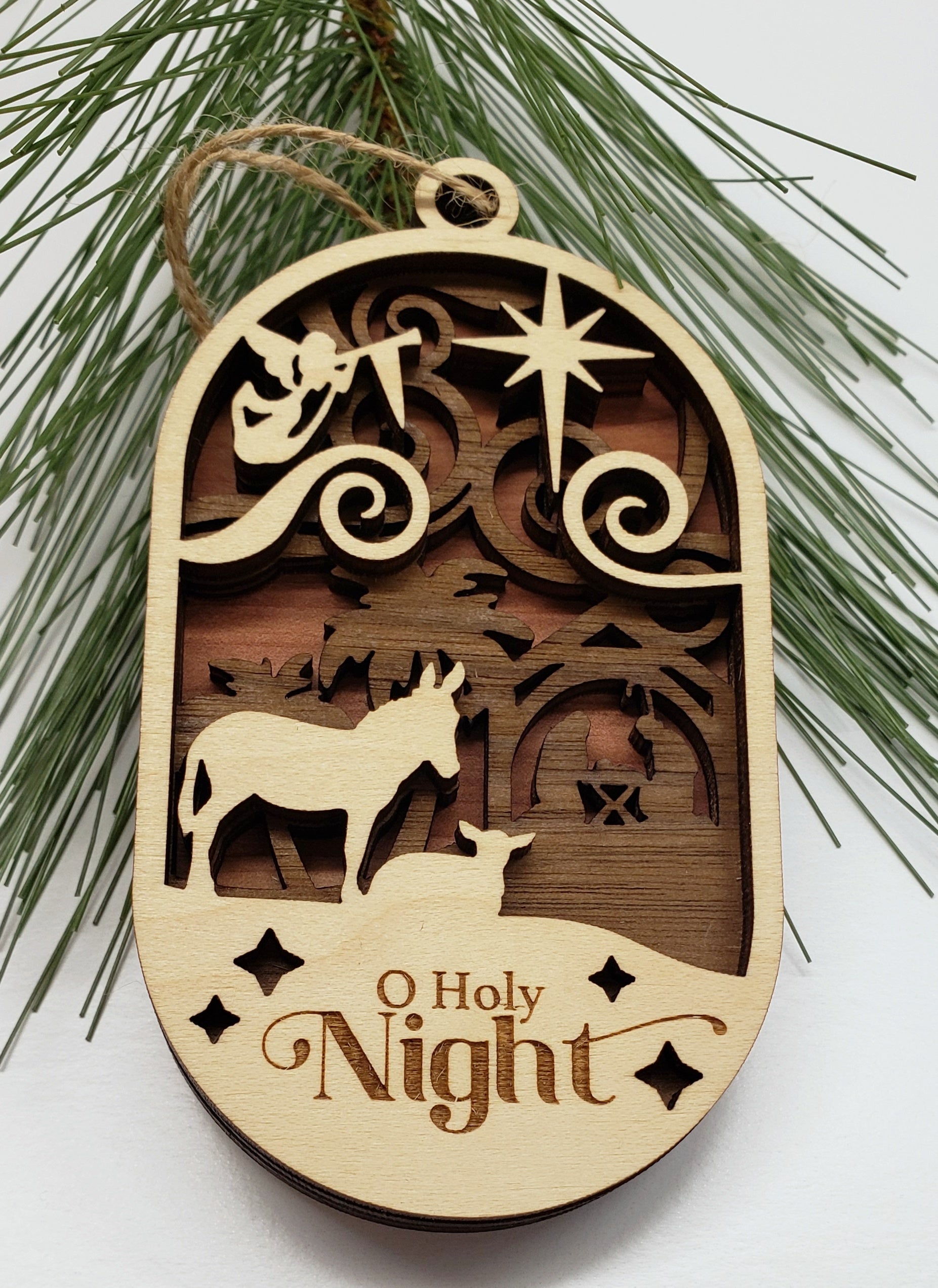 Three Layer Nativity Ornament