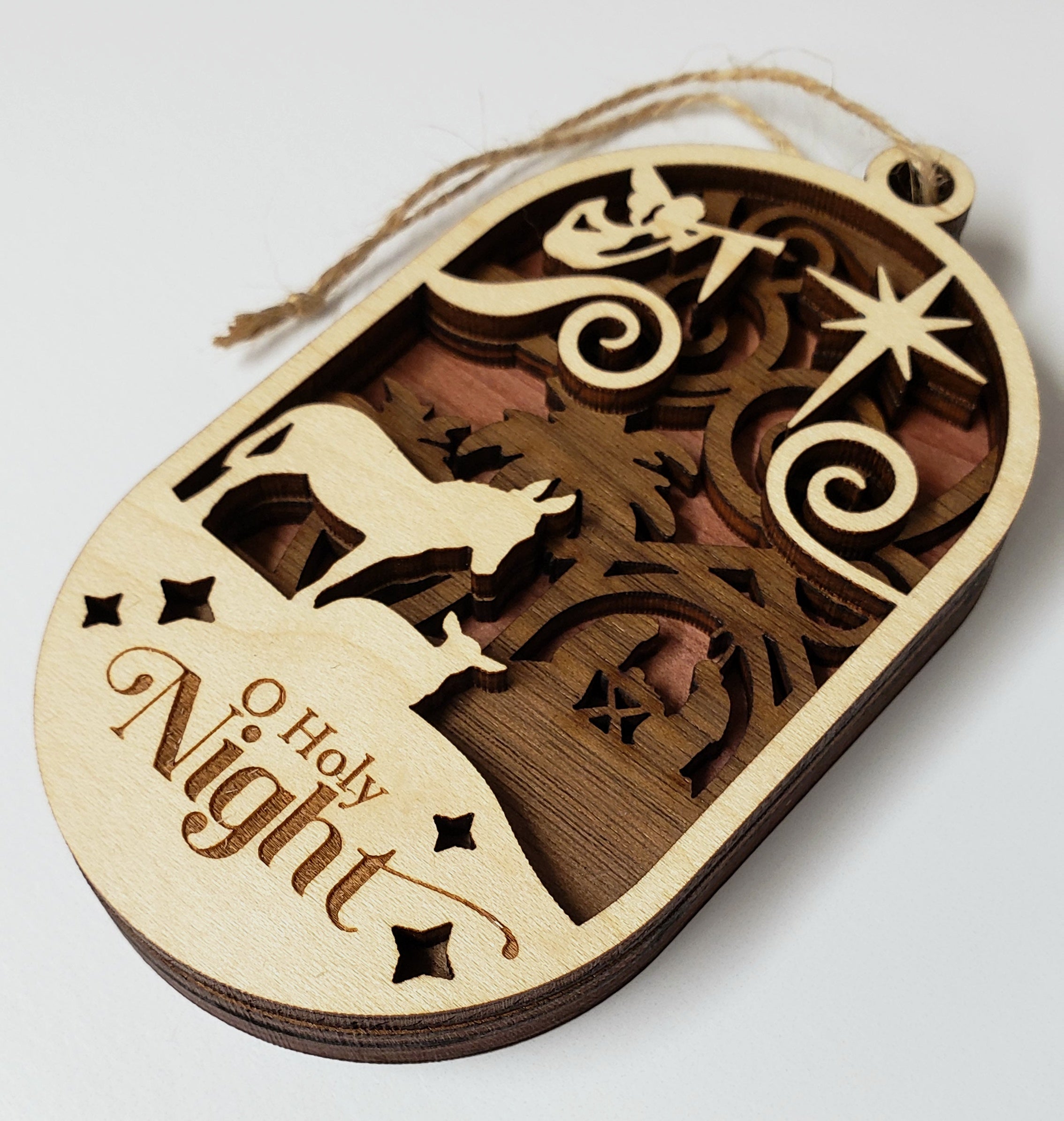 Three Layer Nativity Ornament